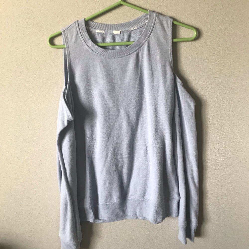 Garage Shoulderless Sweatshirt